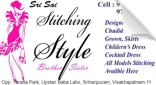 Sri Sai Stitching Style Designer Blouses Sriharipuram in Visakhapatnam Vizag,Sriharipuram In Visakhapatnam, Vizag