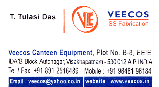 Veecos Canteen Equipment Autonagar in Visakhapatnam Vizag,Auto Nagar In Visakhapatnam, Vizag