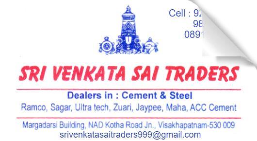 Sri Venkata Sai Traders Cement Steel Dealers NAD Kotha Road in Visakhapatnam Vizag,NAD kotha road In Visakhapatnam, Vizag