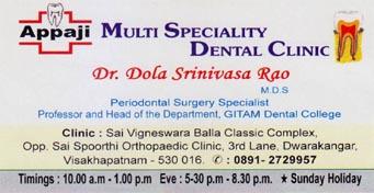 Multi Speacialty Dental Clinic in visakhapatnam,Dwarakanagar In Visakhapatnam, Vizag