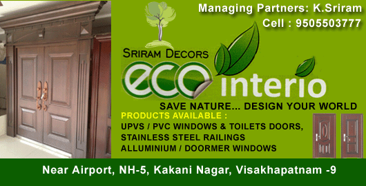 Sri Ram Decors Eco Interio NH 5 in Visakhapatnam Vizag,NH 5, NSTL In Visakhapatnam, Vizag
