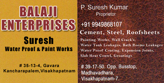 Balaji Enterprises Madhavadhara in Visakhapatnam Vizag,Madhavadhara In Visakhapatnam, Vizag
