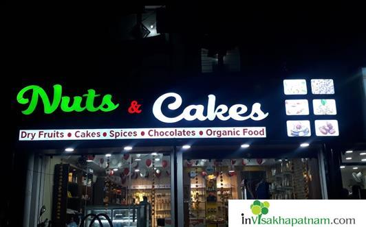 nuts cakes dry Fruits Cakes Spices Chocolates Organic Food sellers in vizag Visakhapatnam