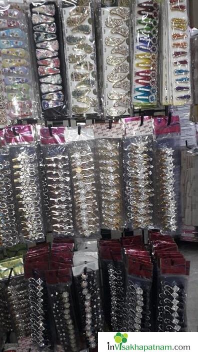 Vanalakshmi Enterprises Imitation Jewellery Cosmetic Items Beauty Parlour Products dealers Poornamarket Visakhapatnam Vizag