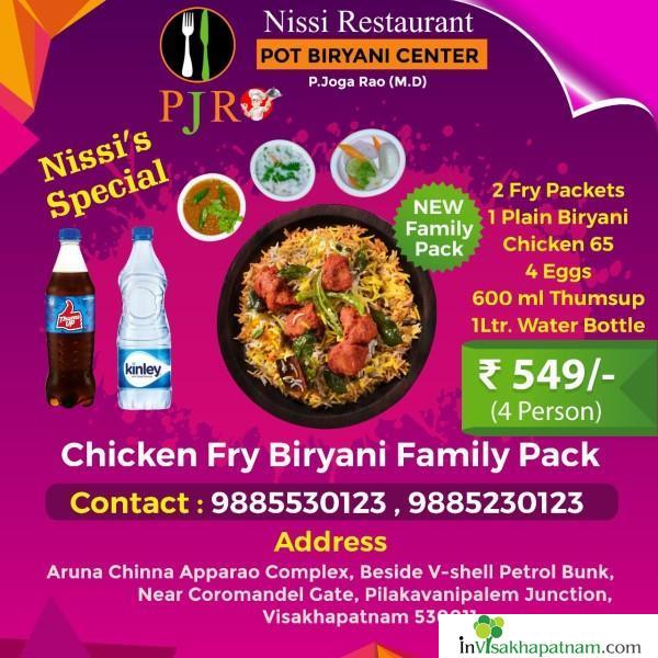 Nissi Restaurant (Pot Biryani Centre) Near Akkayyapalem in Vizag Visakhapatnam