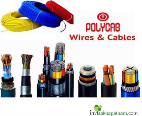 shri mahadev enterprises suryabagh polycab wires cables pvc dondutt switches lighting dealers vizag visakhapatnam