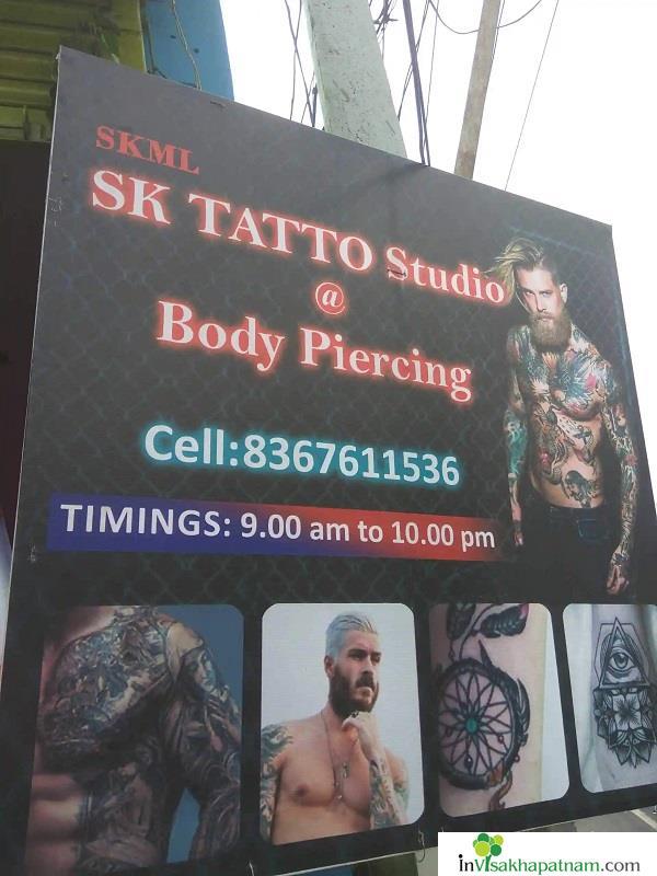 skml sk tattoo studio maddilapalem visakhapatnam vizag