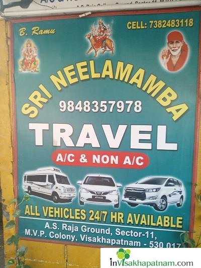 Sri Neelamamba Travels Mini Van Taxi Services MVP Colony in Visakhapatnam Vizag