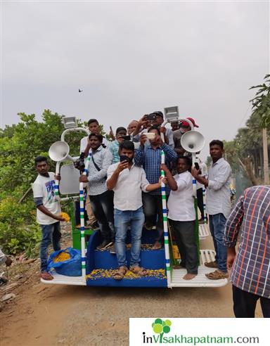 sv engineering bus body building works political campain vans pracharadham vizag visakhapatnam