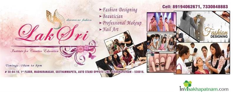 Lak Sri Beauty Parlour Spa Fashion Designing Beautician Makeup Artist Seethammapeta Visakhapatnam Vizag