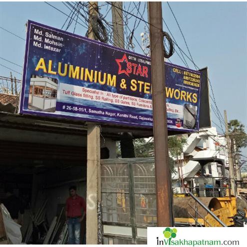 Star Aluminium and Steel Works Partitions SS Gate Gajuwaka in Visakhapatnam Vizag