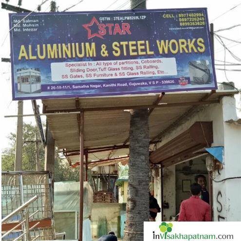 Star Aluminium and Steel Works Partitions SS Gate Gajuwaka in Visakhapatnam Vizag