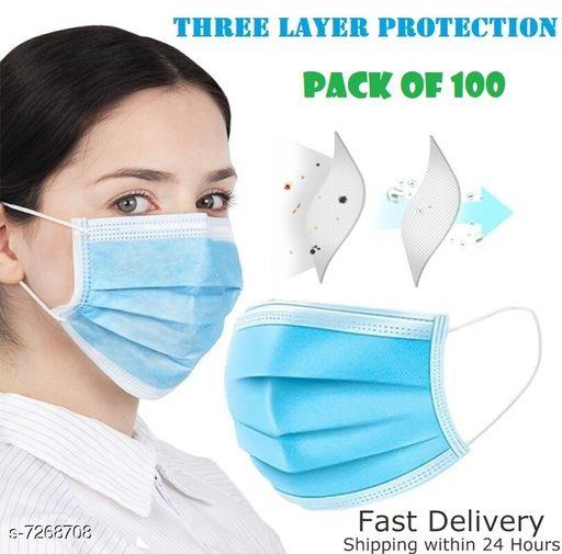 3 Ply Surgical Mask With Earloop By Laxuria Sellers In Visakhapatnam, Vizag